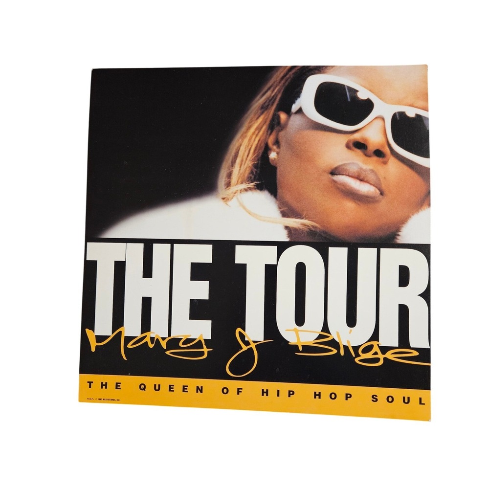 Mary J. Blige Share My World 1997 Promo Album Flat‎ Poster 12x12 MCA D/S